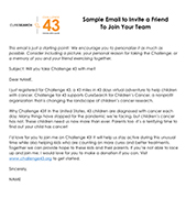 Sample Fundraising Email